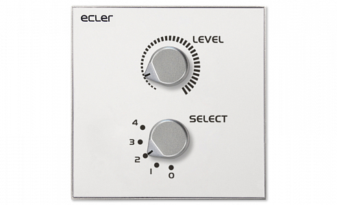 Ecler_WPaVOL-SR_Remote_Wall_Panel_Control_Front